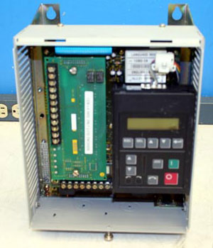 Opened Variable Frequency Drive for troubleshooting