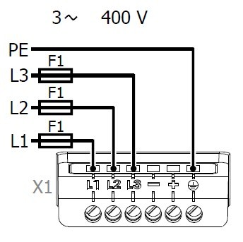 Variable frequency drive connection with fuses Variable frequency drive connection with fuses