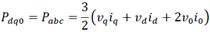 VFD calculation of power