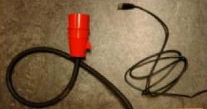 Mains plug and USB-cable Mains plug and USB-cable