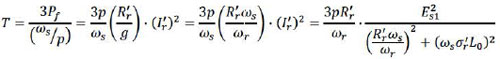 torque versus speed formula