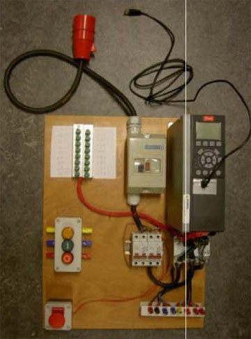 Wooden plate with fixed components